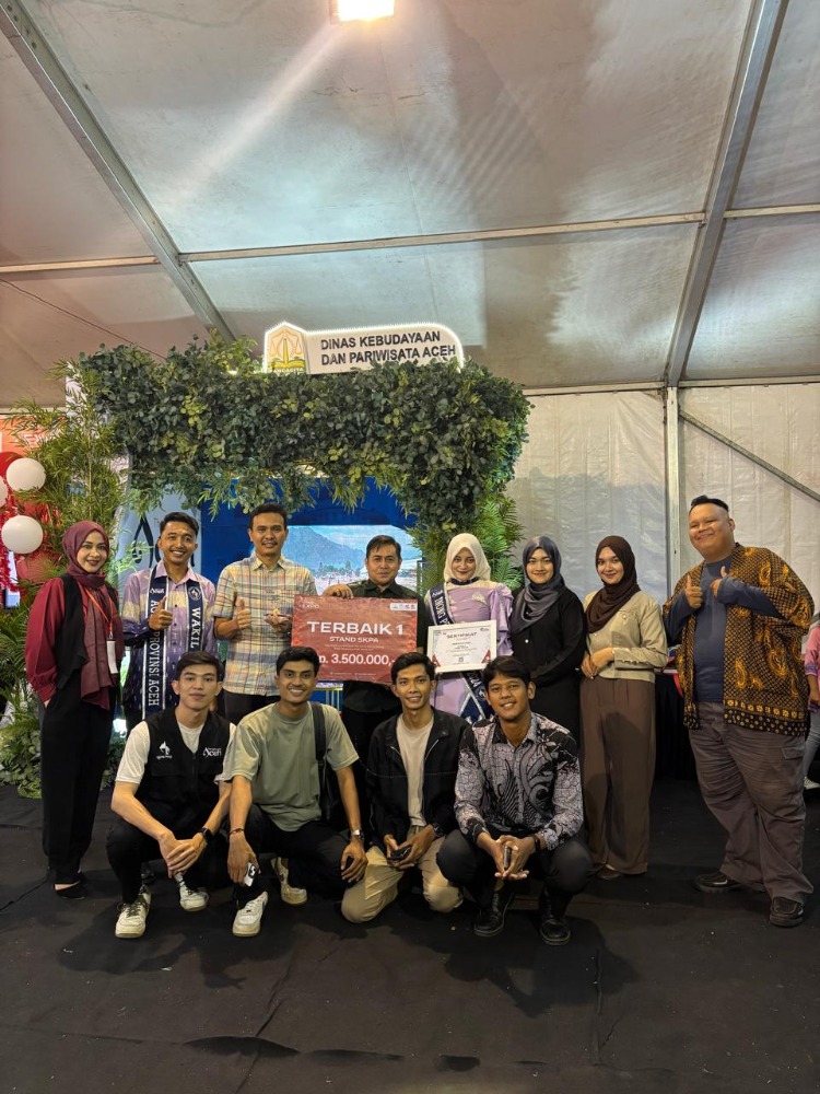 Pesona Wisata Aceh di Stan Disbudpar, Raih Predikat Terbaik di Expo Hari Damai